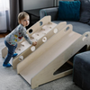 Wooden Indoor Slide & Climbing Rack Set for Toddlers